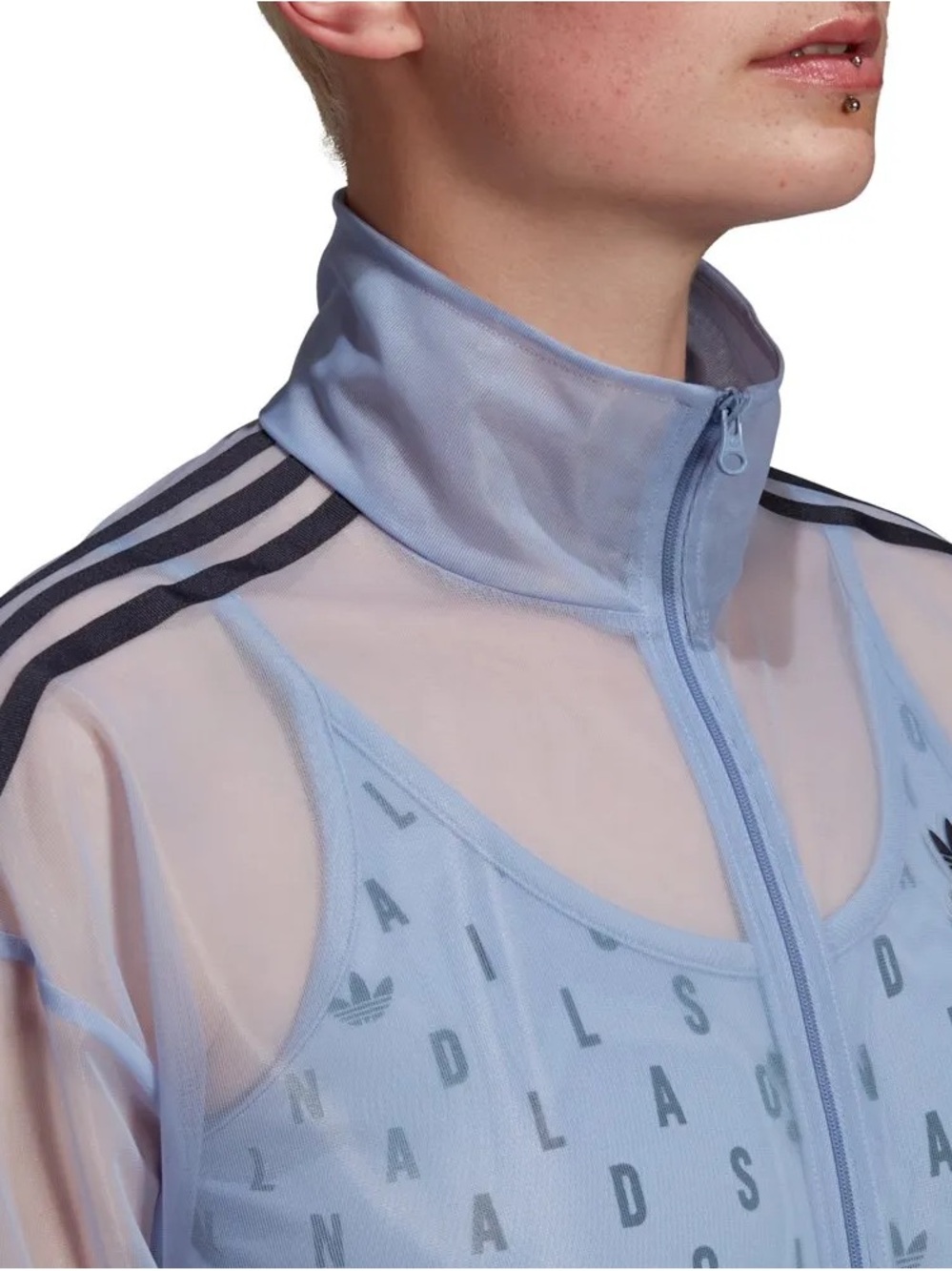 RARE NWOT Adidas originals mesh track jacket sz M - Picture 3 of 16